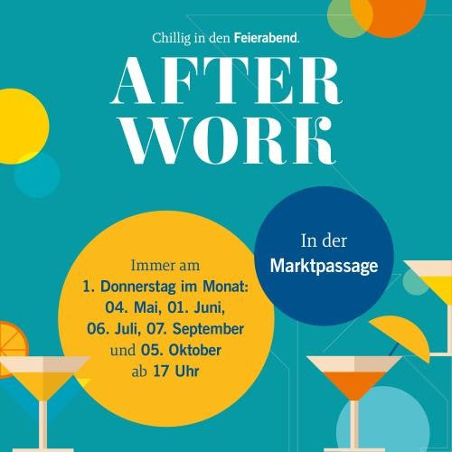 AFTERWORK Ettlingen ab Mai in der Marktpassage