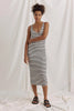 Ringel Kleid Mit Detail Am Bustier