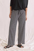 Gerippte Ringel Hose mit geradem Bein