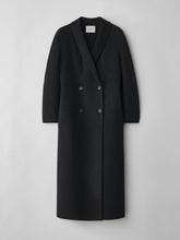 Lade das Bild in den Galerie-Viewer, Double Shawl Coat black
