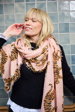 Lade das Bild in den Galerie-Viewer, Tigerlein - Cashmere-Schal -  Rose
