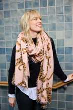 Lade das Bild in den Galerie-Viewer, Tigerlein - Cashmere-Schal -  Rose
