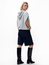 Lade das Bild in den Galerie-Viewer, Ärmelloser Pullover mit Kapuze
