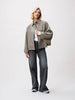 Karierte Cape-Jacke