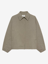 Lade das Bild in den Galerie-Viewer, Karierte Cape-Jacke
