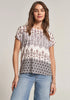 T-Shirt mit geometrischem Print
