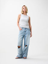 Lade das Bild in den Galerie-Viewer, Super loose fit jeans damaged