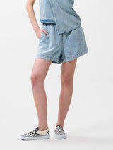 Lade das Bild in den Galerie-Viewer, Pull on denim shorts