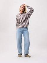 Lade das Bild in den Galerie-Viewer, Gestreiftes Langarmshirt