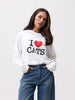 Langarmshirt mit Katzenmotiv