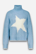 Lade das Bild in den Galerie-Viewer, Kuscheliger Stehkragenpullover mit Stern