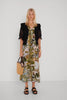Maxikleid Safari aus 100 % Seide