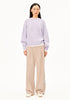 RIB KNIT SWEATER moonlit lilac