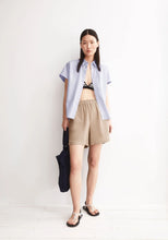 Lade das Bild in den Galerie-Viewer, LEINEN-MIX PULL-ON SHORTS