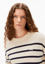 Lade das Bild in den Galerie-Viewer, GESTREIFTES LEINEN-MIX STRICKSHIRT in 2 Farben