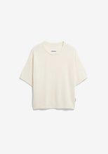 Lade das Bild in den Galerie-Viewer, KURZÄRMLIGER LEINEN-MIX STRICKPULLOVER