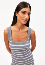 Lade das Bild in den Galerie-Viewer, Gestreiftes Tanktop Ripp-Kleid