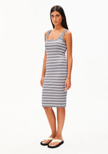 Lade das Bild in den Galerie-Viewer, Gestreiftes Tanktop Ripp-Kleid