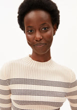 Lade das Bild in den Galerie-Viewer, ALAANIA  STRIPE KNIT SWEATER