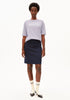 Compact Knit Skirt tinted navy