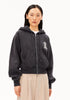 Cropped Zipper Sweat