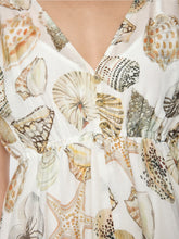 Lade das Bild in den Galerie-Viewer, Midikleid aus Baumwolle und Seide