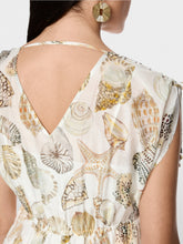 Lade das Bild in den Galerie-Viewer, Midikleid aus Baumwolle und Seide