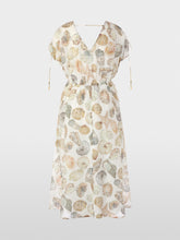 Lade das Bild in den Galerie-Viewer, Midikleid aus Baumwolle und Seide