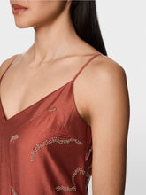 Lade das Bild in den Galerie-Viewer, Mit Perlen besticktes Midikleid