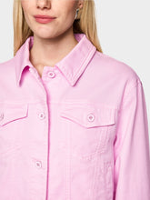 Lade das Bild in den Galerie-Viewer, Kurze Jeansjacke aus Baumwollstretch