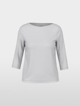 Lade das Bild in den Galerie-Viewer, T-Shirt mit U-Boot-Ausschnitt in 2 Farben