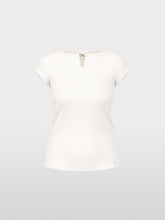 Lade das Bild in den Galerie-Viewer, Baumwollstretch-Shirt mit Cutout in 2 Farben
