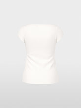 Lade das Bild in den Galerie-Viewer, Baumwollstretch-Shirt mit Cutout in 2 Farben