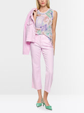 Lade das Bild in den Galerie-Viewer, Ärmelloses Stricktop mit Stamps Print