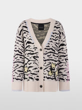 Lade das Bild in den Galerie-Viewer, Langer Cardigan mit Animal-Print

