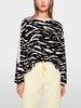 Langarmshirt mit Animal Print