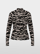 Lade das Bild in den Galerie-Viewer, Mesh-Shirt mit Animal Print
