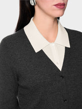 Lade das Bild in den Galerie-Viewer, Feinstrickcardigan in Layering-Optik