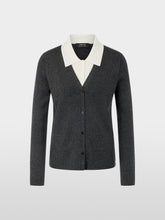 Lade das Bild in den Galerie-Viewer, Feinstrickcardigan in Layering-Optik