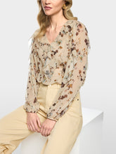 Lade das Bild in den Galerie-Viewer, Blüten-Bluse mit Volants