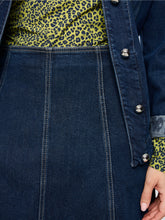Lade das Bild in den Galerie-Viewer, Jeansrock mit Falten-Details