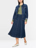 Jeansrock mit Falten-Details