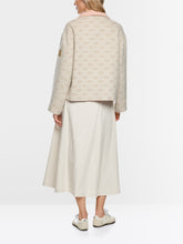 Lade das Bild in den Galerie-Viewer, Wollmix-Wendejacke mit Chain-Logo-Print