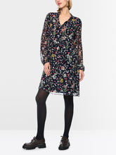 Lade das Bild in den Galerie-Viewer, Viskosekleid mit All-over-Print