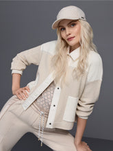 Lade das Bild in den Galerie-Viewer, Cardigan mit Denim-Details