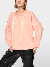 Lade das Bild in den Galerie-Viewer, Oversize-Sweatshirt mit Hotfix-Steinen