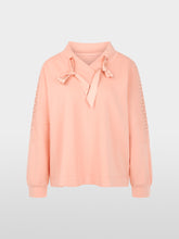 Lade das Bild in den Galerie-Viewer, Oversize-Sweatshirt mit Hotfix-Steinen