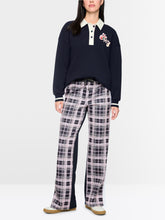 Lade das Bild in den Galerie-Viewer, Sweatshirt mit Polokragen