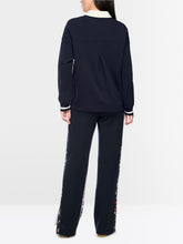 Lade das Bild in den Galerie-Viewer, Sweatshirt mit Polokragen