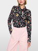 Bluse mit Allover-Print